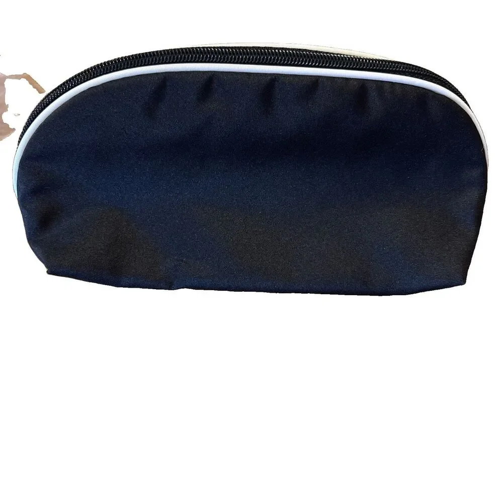 NEW in Package Mary Kay Black Retired Cosmetic Makeup Bag Pouch Zippered 4”